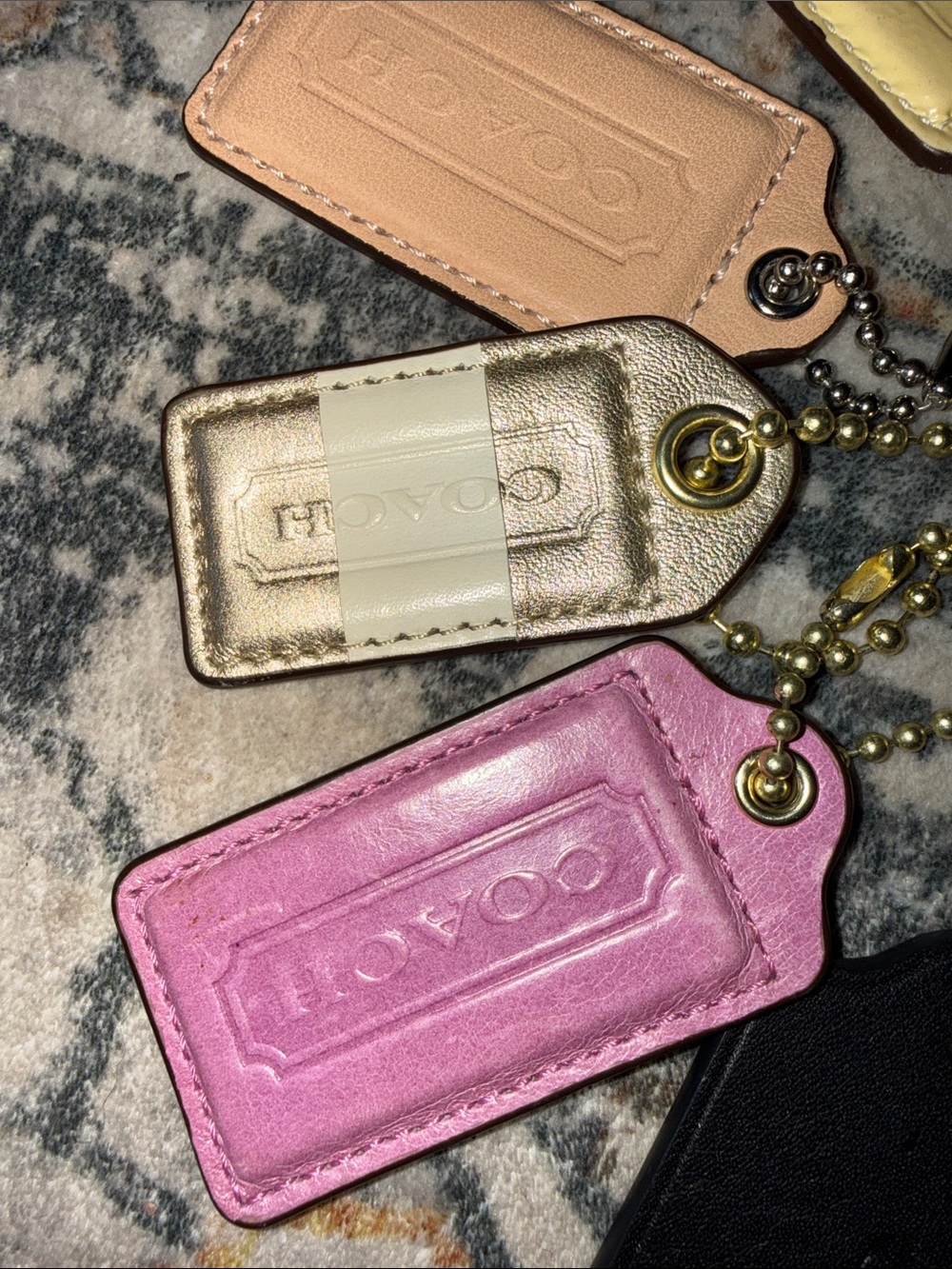 Coach all 19 Multicolor Leather Tag Charm Collection - Picture 8 of 8